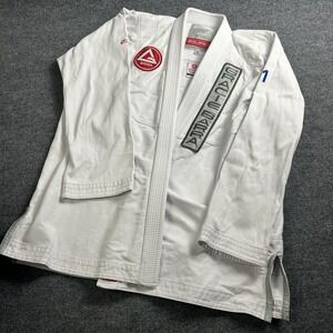 Gracie Barra Gi Jacket Mens 4XL White Equipe Edition BJJ Jiu Jitsu Kimono Top